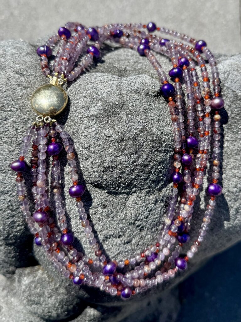 Halskette 151 — Amethystkette